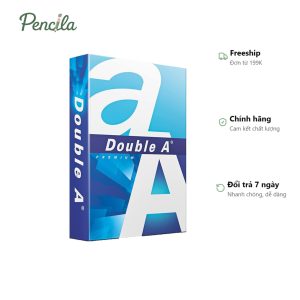 [GIẤY 500 TỜ/TẬP] Giấy in A4 Double A Định lượng 70gsm
